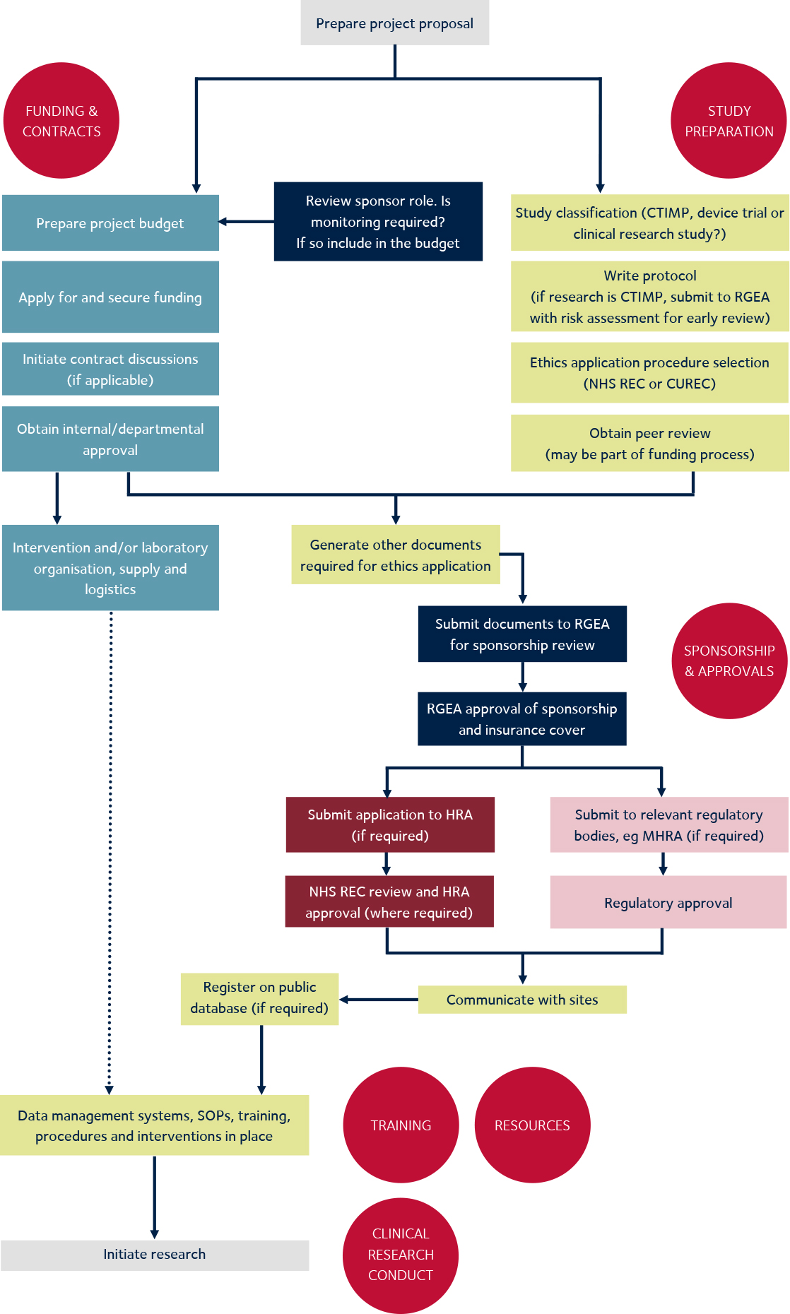 Clinical Trials Phases Flow Chart