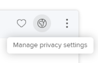 manage privacy settings